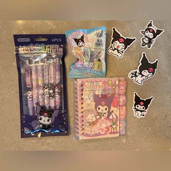 Sanrio Office Kuromi Stationery Bundle Poshmark